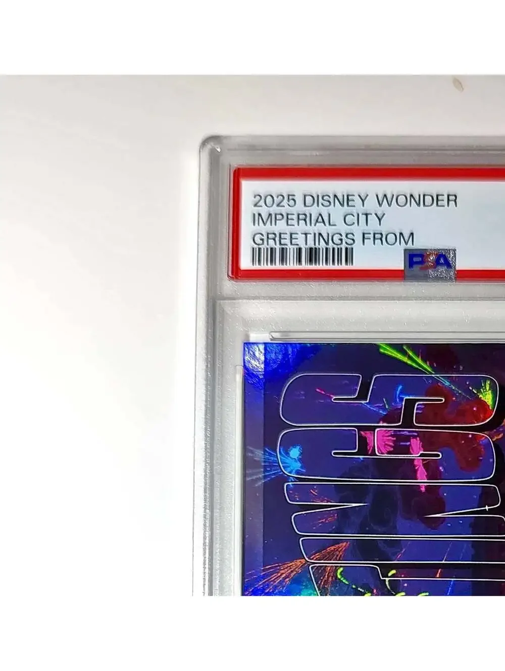 Imperial City 2025 Topps Disney Wonder #GF-8 Greetings From Card Mulan PSA 9